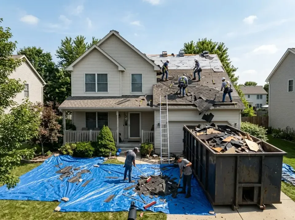 roof-replacement-debris-remova-004 — frequently asked questions, Cheapest Dumpster Rentals in Abita Springs, LA